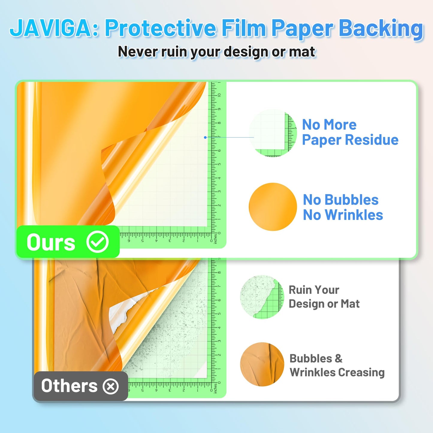 JAVIGA Yellow Permanent Vinyl for Cricut, Silhouette, Cameo, 12'' x 40 FT Yellow Vinyl for Birthday DIY Party Decoration, Glossy Adhesive Vinyl Roll for Wall Stickers, Mug, Festivals, Signs, Car Decals