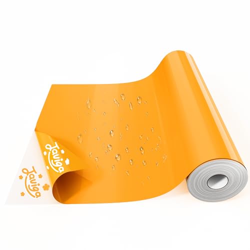 JAVIGA 光沢ありイエロー カッティングシート 約30cmx1220cm 防水 耐候 カッティングシート 車 DIY コンサートうちわ文字 すべての カッティングマシン に対応 屋内 屋外