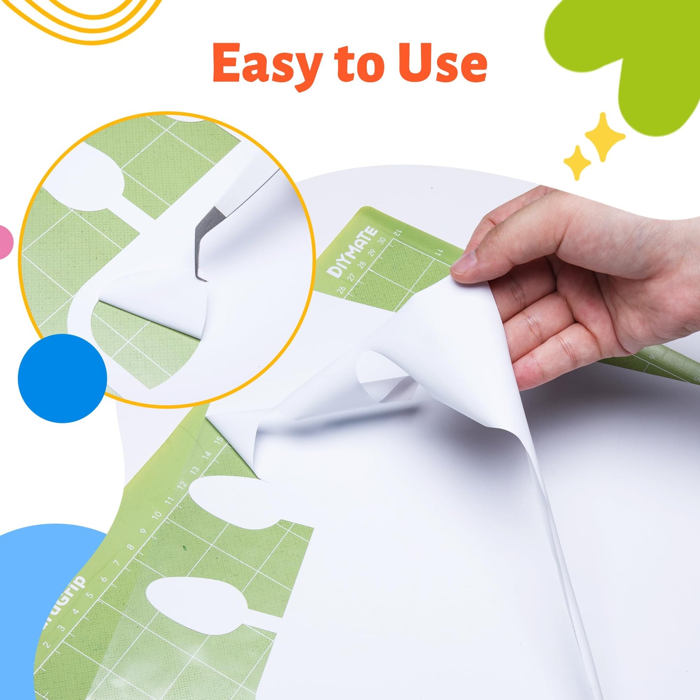JAVIGA Green Puff Vinyl Heat Transfer, 10''x 10FT Iron on Vinyl Compatible with Cricut and All Cutting Machine, DIY Heat Transfer Vinyl Roll Design