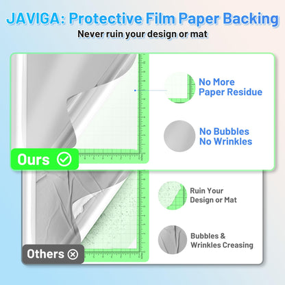 JAVIGA Grey Permanent Vinyl Roll for Cutting Machines, 12'' x 10FT Glossy Adhesive Vinyl Roll for Party Decorations, Indoor & Outdoor DIY Mug, Wall Decals Stickers