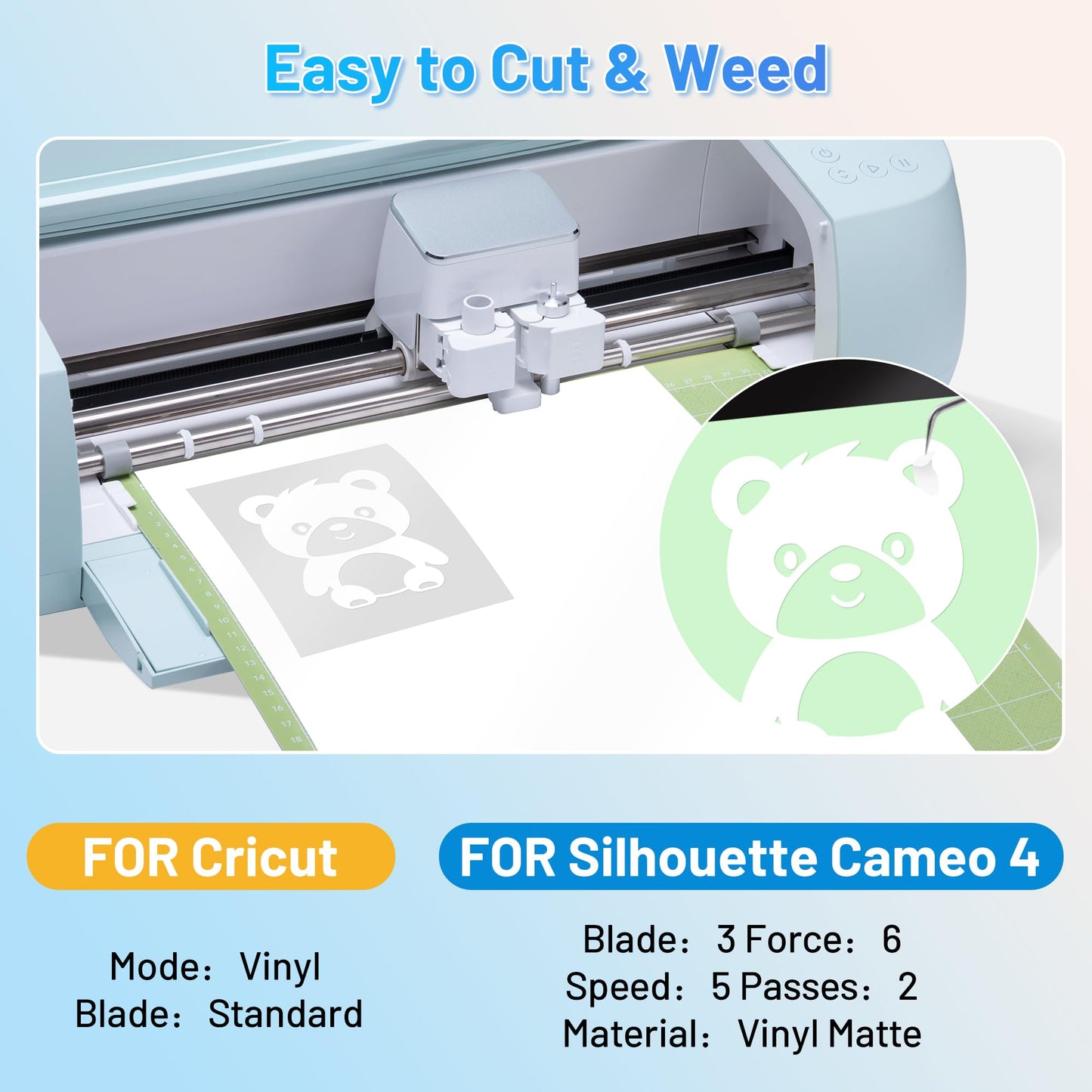 JAVIGA White Permanent Vinyl, White Vinyl for Cricut, 12'' x 6 FT Glossy White Adhesive Vinyl Roll for Silhouette, Cameo Cutters, DIY Wall Stickers, Mug, Car Decals, Signs, Scrapbooking, Card Art Decor
