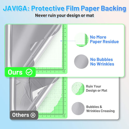 JAVIGA Grey Permanent Vinyl Roll for Cutting Machines, 12'' x 40FT Glossy Adhesive Vinyl Roll for Party Decorations, Indoor & Outdoor DIY Mug, Wall Decals Stickers